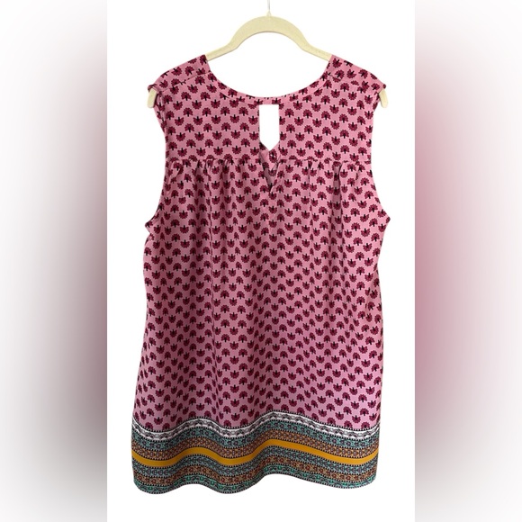Violet + Claire Sleeveless Blouse, Lightweight Top, Size 1X - Picture 2 of 2